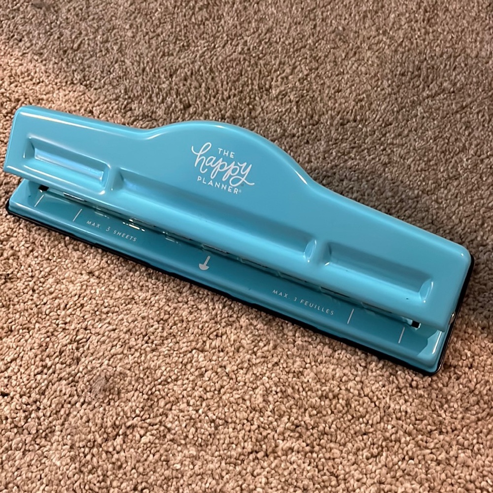 Happy planner hole punch